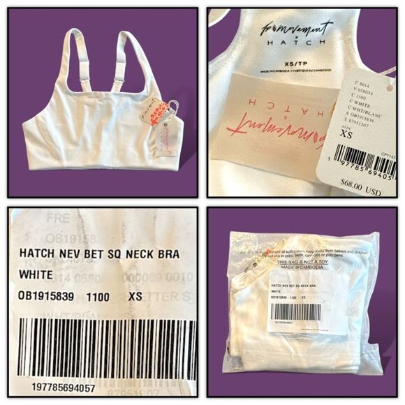 Free People Movement X Hatch Never Better Square Neck Maternity Bra - Picture 10 of 15